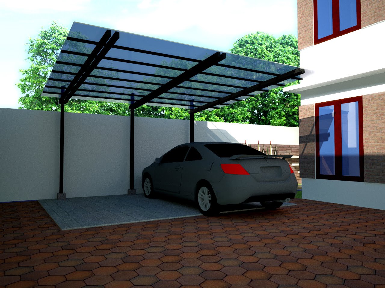 Cara Memilih Design  Lantai  Carport  untuk Rumah