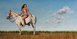 pinturas-cuadros-mujeres-y-caballos