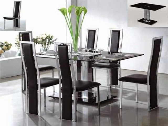 Modern Dining Table and Chairs