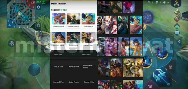 APK Death TV Injector Unlock All Skin Mobile Legends