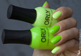 Orly Key Lime Twist + Thrill Seeker