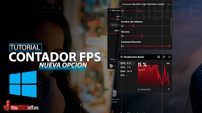 activar contador fps windows