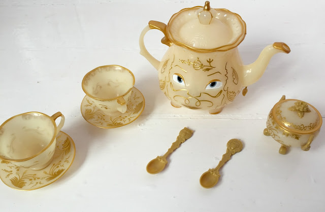 Beauty and the beast teaset