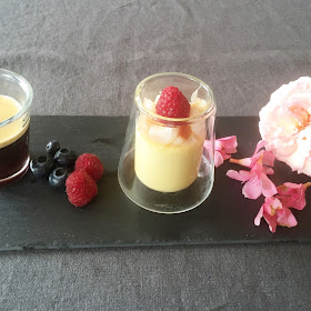 pots de crème litchi rose framboise Ispahan