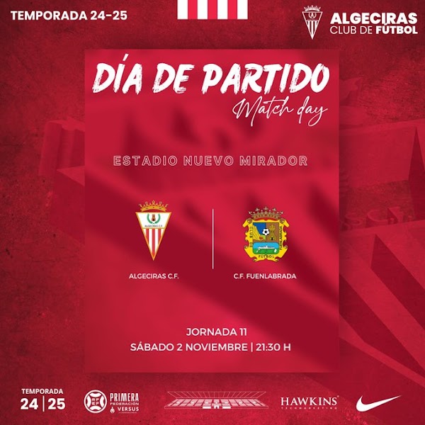 Ver en directo el Algeciras - Fuenlabrada