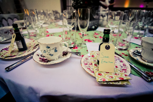 Shabby chic themed wedding table decor by Theme-Works Weddings 