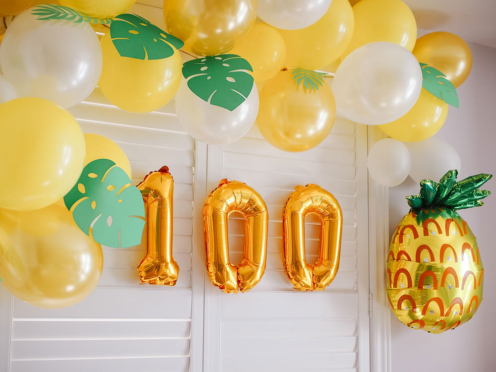 Party like a Golden Pineapple! (DIY party decor)