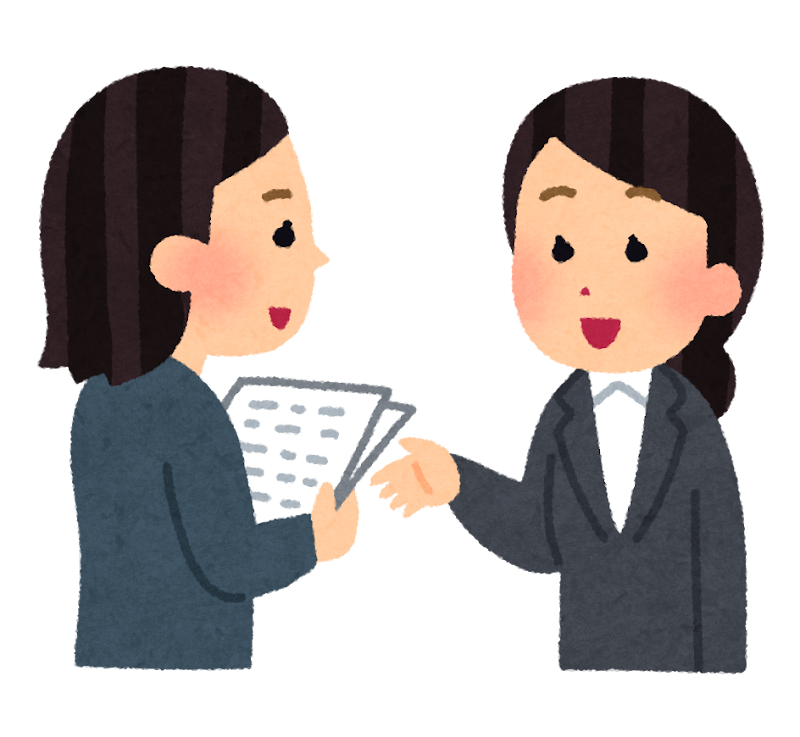 話し合う人達のイラスト 女性会社員 かわいいフリー素材集 いらすとや