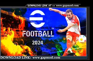 eFootball 2024 PES PPSSPP ISO Update Transfer Latest Kits Ultra HD Graphics English Commentary