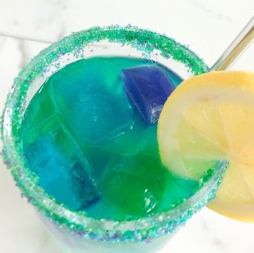 HOW TO MAKE MAGICAL MERMAID LEMONADE – EASY COLORFUL MOCKTAIL #drinks #kiddrinks