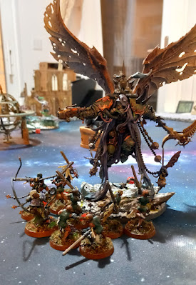 Warhammer 40k four-way battle report: Tzeentch Daemons vs Death Guard vs vs Adepta Sororitas vs Drukhari