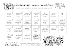 Christmas Kindness Countdown - Take #1