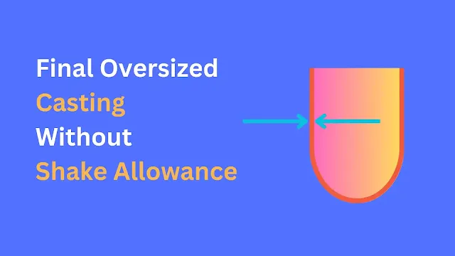 Oversize Casting Without Shake Allowance