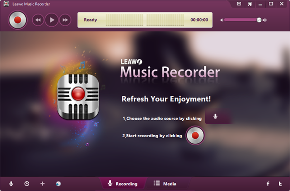 leawo music recorder full main windows