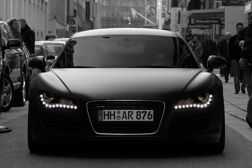 Audi r8 Matte Black