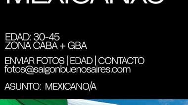 CASTING en ARGENTINA: Se buscan MEXICANOS/AS viviendo en BS AS para proyecto audiovisual 2024