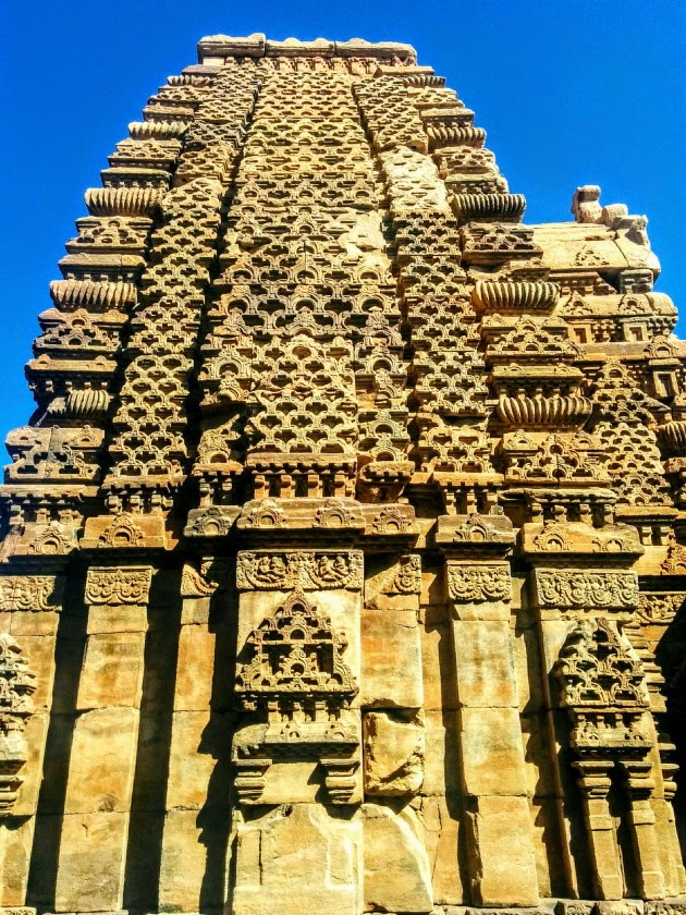 Intricate work on the temples of Pattadakkal, Karnataka