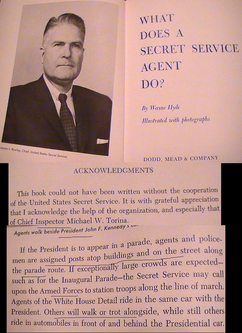 1962 book tells the truth (Mike Torina helped write the Secret Service manual, too)