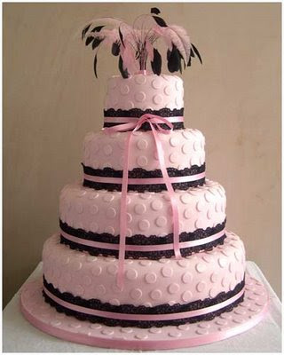 Pink Wedding Cakes Pictures You can also incorporate a splash of color to