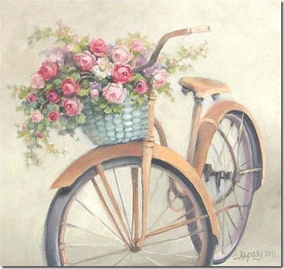 imágenes de bicicletas con flores (18)