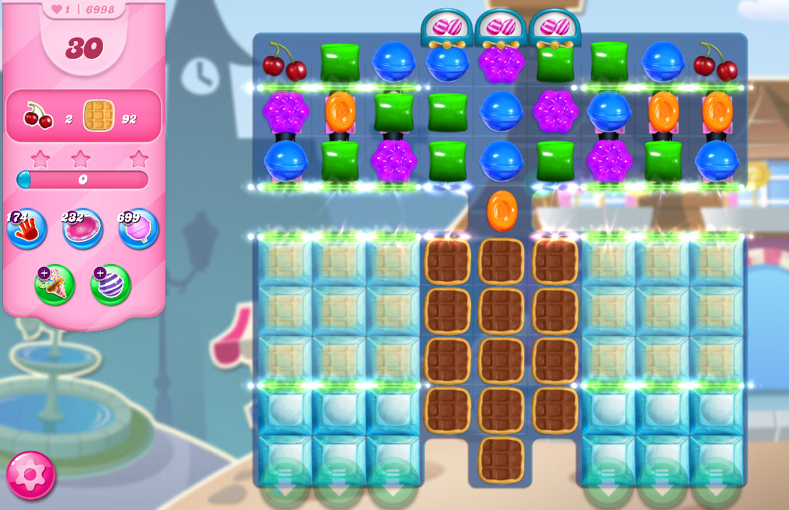 Candy Crush Saga level 6998