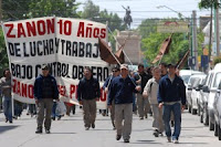 Ceramistas, duros con Sapag, vuelven a las rutas