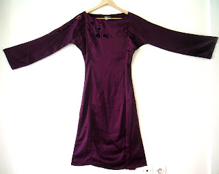robe en soie violette bordeaux Antik Batik