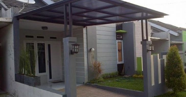  Kanopi  Teras Rumah  Minimalis Tampak Depan Icon Rumah 