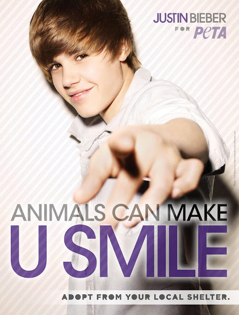 justin bieber animals can make u smile. justin bieber you smile i