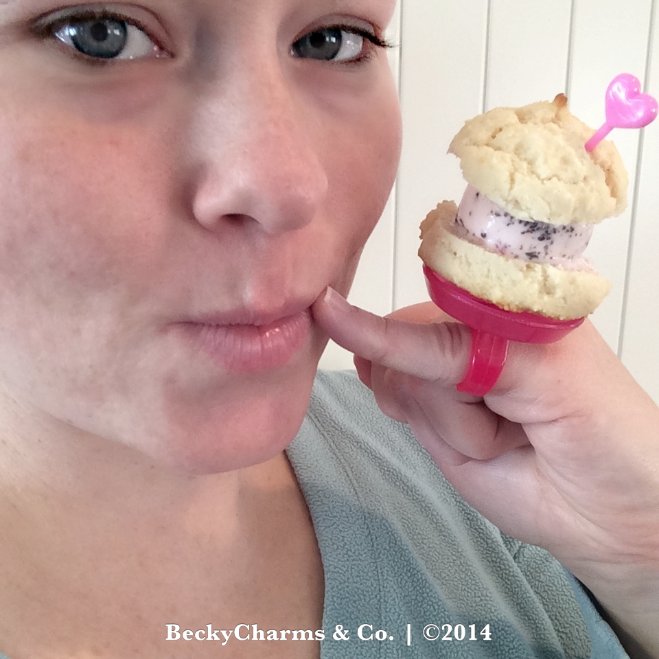 Mini {Lemon} Ice Cream Scone Sandwiches 2014 by BeckyCharms