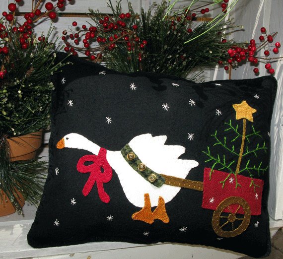 The Easiest DIY Christmas Pillow Ever - Sarah Joy