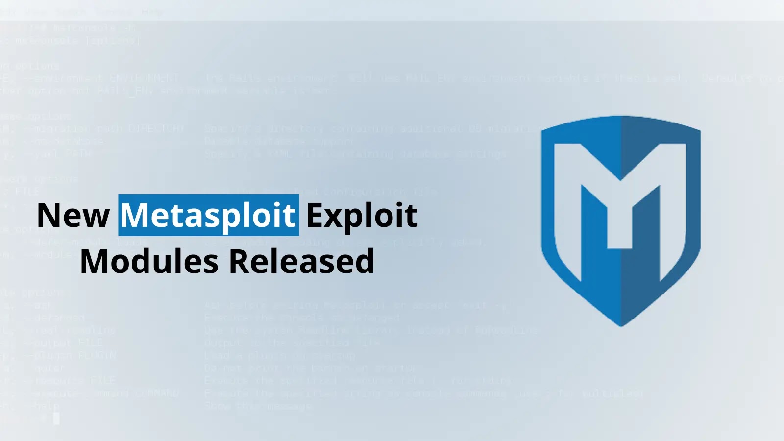 New Metasploit Modules