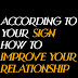 According To Your Sign How To Improve Your Relationship