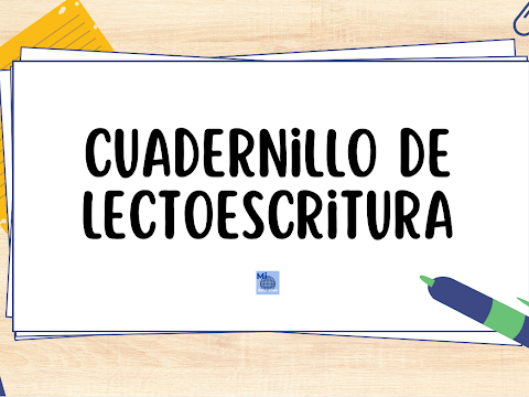 Cuadernillo de lectoescritura