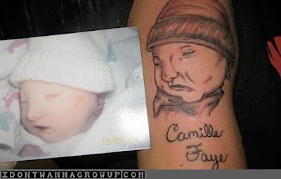 Baby Portrait Tattoos Went Wrong