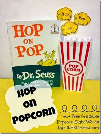 hop on pop - FREE Sight Word Game #sightwords #homeschool #education #preschool #kindergarten #1stgrade
