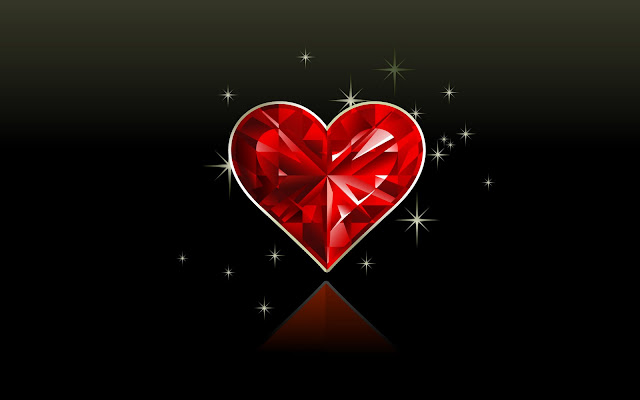 Valentine Diamond Love Wallpaper - free download wallpapers