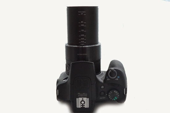 65x Optical zoom of Canon SX60 VS Real Telephoto Lens
