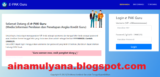  Buku Panduan Penggunaan Web Info E-PAK Guru 