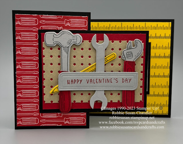 Trusty-Tools-Fathers-Day-Valentines-Day-Birthday-Z Fold-Trusty-Toolbox-DSP-Stampin-Up