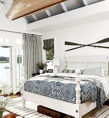 Chic Bedrooms -16 Nautical Design Ideas - Completely Coastal