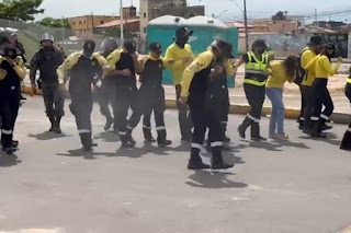 Greve no Detran: PM usa spray de pimenta em manifestação e um servidor é preso