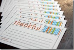 Thankful cards