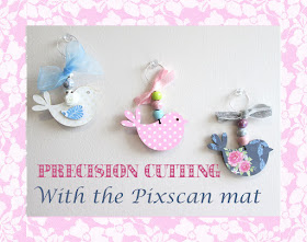 Precision cutting with Pixscan for mdf decorations by Hilary Milne