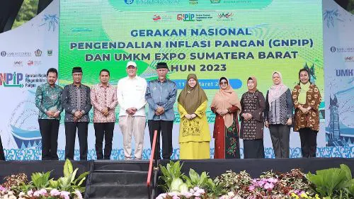 Wakil Wali Kota Solok Hadiri  GNPIP dan UMKM Expo