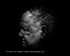 Perfect Photo Suite Post Processing Black and White Portrait by Dakota Visions Photography LLC
