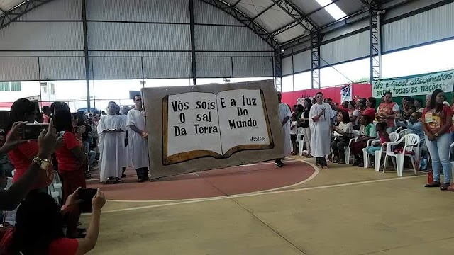 Macajubenses participaram do Encontrão das CEB'S da Diocese de Ruy Barbosa na cidade de Mairi-Ba