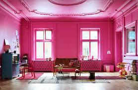 Pink Living Room Interior Design Ideas