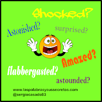 Diferencia entre surprised, amazed, astonished, shocked y stunned, inglés, aprender inglés, curso de inglés, dudas del inglés, palabras confusas en inglés