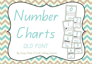 https://www.teacherspayteachers.com/Product/Chevron-Number-Charts-QLD-FONT-1716120